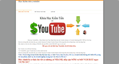 Desktop Screenshot of kiemtienyoutube.com